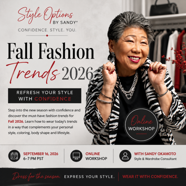 Fall Fashion Trends 2026: Refresh Your Style with Confidence Online Workshop